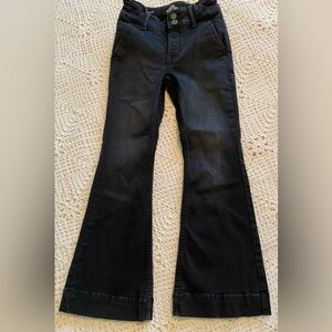 NWOT Black Flare Leg Jeans  Adaptive Clothing Girls sz 7